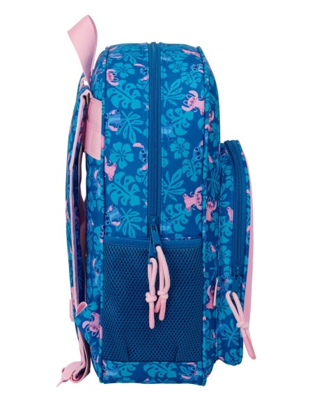 MOCHILA JUNIOR ADAPT.CARRO STITCH "LIO"