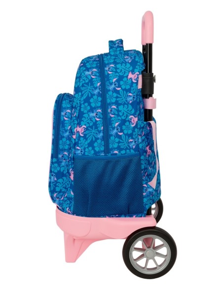 MOCHILA GDE. C/RUEDAS COMPACT EVOL. EXT. STITCH "LIO"
