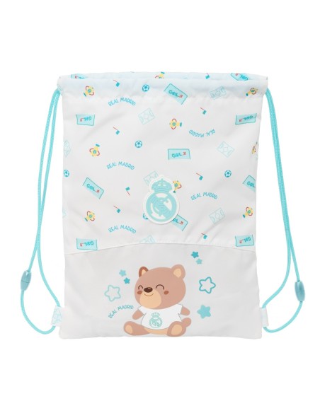 BOLSA JUNIOR REAL MADRID PREESCOLAR BLANCA