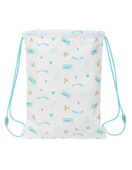 BOLSA JUNIOR REAL MADRID PREESCOLAR BLANCA