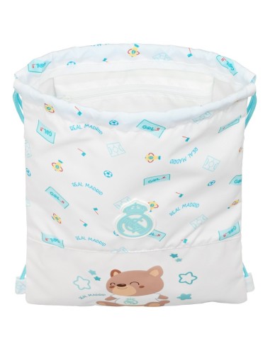 BOLSA JUNIOR REAL MADRID PREESCOLAR BLANCA