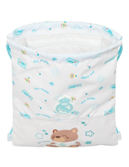 BOLSA JUNIOR REAL MADRID PREESCOLAR BLANCA