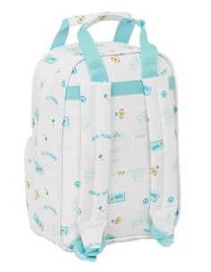 MOCHILA INFANTIL CON ASAS REAL MADRID PREESCOLAR BLANCA 2
