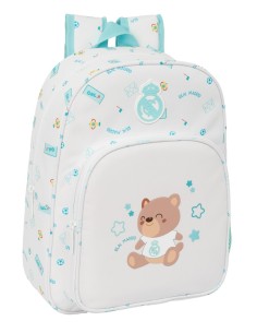 MOCHILA INFANTIL ADAPT.CARRO REAL MADRID PREESCOLAR BLANCA