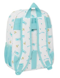 MOCHILA INFANTIL ADAPT.CARRO REAL MADRID PREESCOLAR BLANCA 2