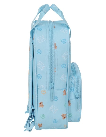 MOCHILA INFANTIL CON ASAS REAL MADRID PREESCOLAR AZUL