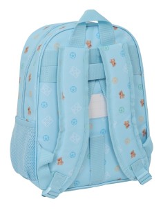 MOCHILA INFANTIL ADAPT.CARRO REAL MADRID PREESCOLAR AZUL 2