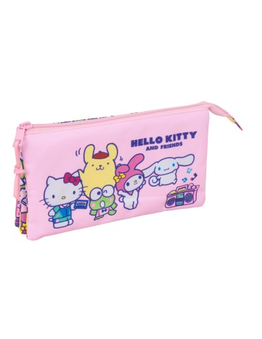 PORTATODO TRIPLE HELLO KITTY & FRIENDS
