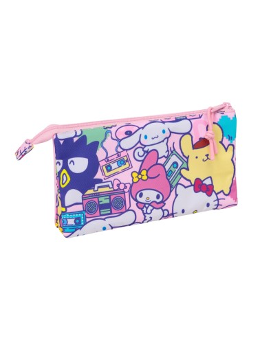 PORTATODO TRIPLE HELLO KITTY & FRIENDS