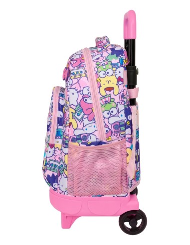 MOCHILA GDE. C/RUEDAS COMPACT EXTRAIBLE HELLO KITTY & FRIENDS