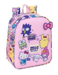 MOCHILA GUARDERIA ADAPT.CARRO HELLO KITTY & FRIENDS