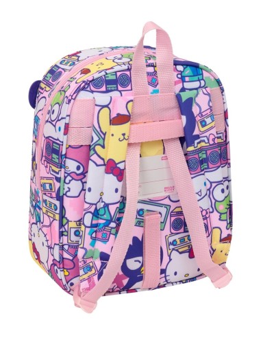 MOCHILA GUARDERIA ADAPT.CARRO HELLO KITTY & FRIENDS