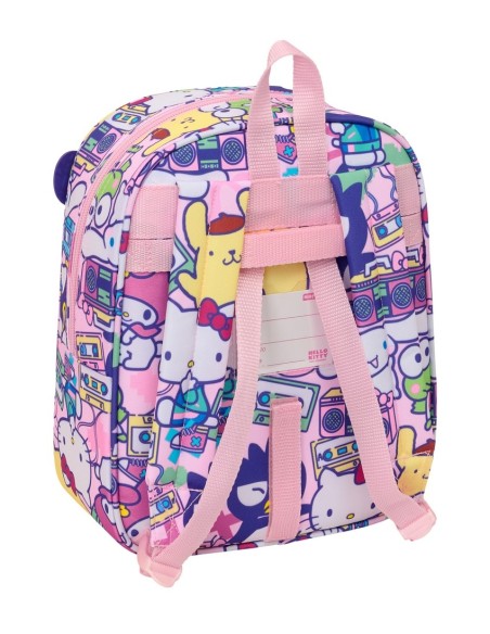 MOCHILA GUARDERIA ADAPT.CARRO HELLO KITTY & FRIENDS