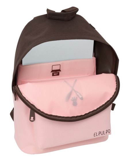 MOCHILA PARA PORTATIL 14,1" EL PULPO "ROSA"