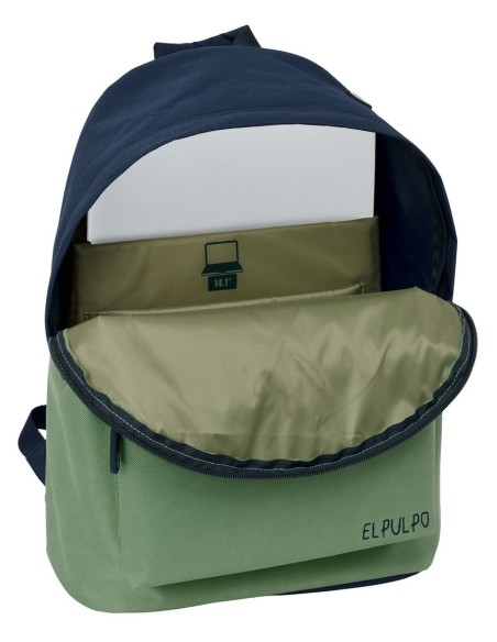 MOCHILA PARA PORTATIL 14,1" EL PULPO "VERDE"