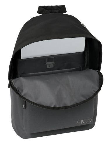 MOCHILA PARA PORTATIL 14,1" EL PULPO "CARBON"