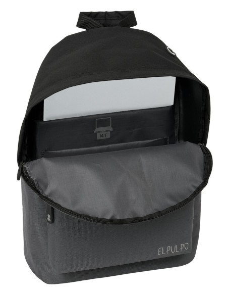 MOCHILA PARA PORTATIL 14,1" EL PULPO "CARBON"