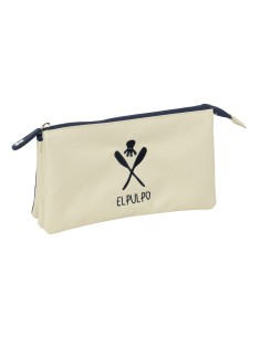 PORTATODO TRIPLE EL PULPO "BEIGE"