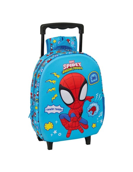 MOCHILA 3D CON RUEDAS SPIDEY