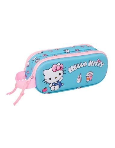 PORTATODO DOBLE 3D HELLO KITTY