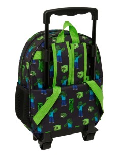 MOCHILA 3D CON RUEDAS MINECRAFT 2