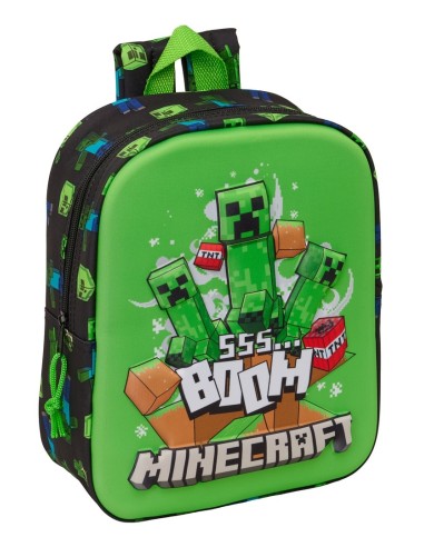 MOCHILA GUARDERIA 3D MINECRAFT
