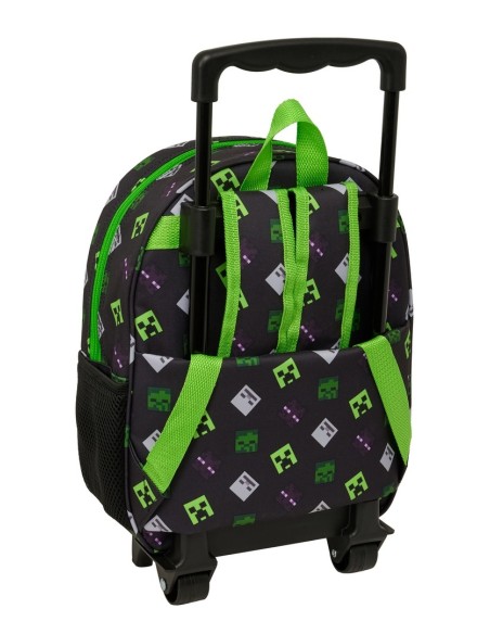 MOCHILA 3D CON RUEDAS MINECRAFT
