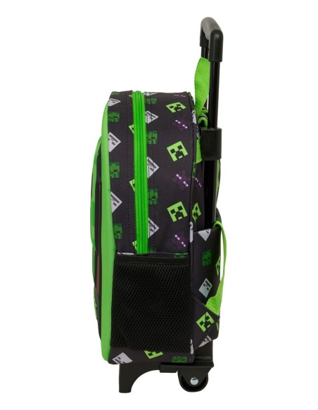 MOCHILA 3D CON RUEDAS MINECRAFT
