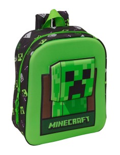 MOCHILA GUARDERIA 3D MINECRAFT
