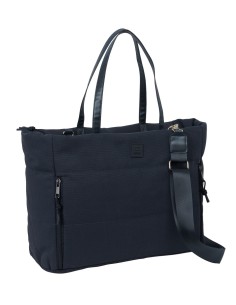 BOLSO CON BOLSILLO PARA PORTATIL 14,1'' SAFTA BASIC "AZUL OSCURO"