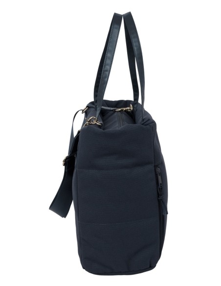 BOLSO CON BOLSILLO PARA PORTATIL 14,1'' SAFTA BASIC "AZUL OSCURO"