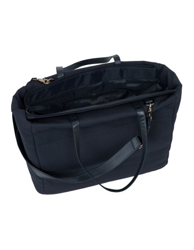 BOLSO CON BOLSILLO PARA PORTATIL 14,1'' SAFTA BASIC "AZUL OSCURO"