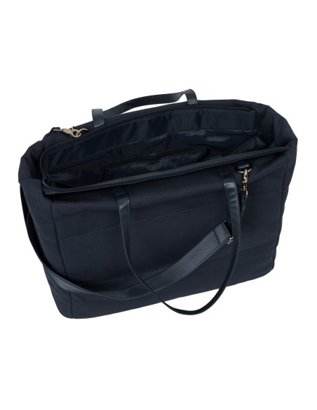 BOLSO CON BOLSILLO PARA PORTATIL 14,1'' SAFTA BASIC "AZUL OSCURO"