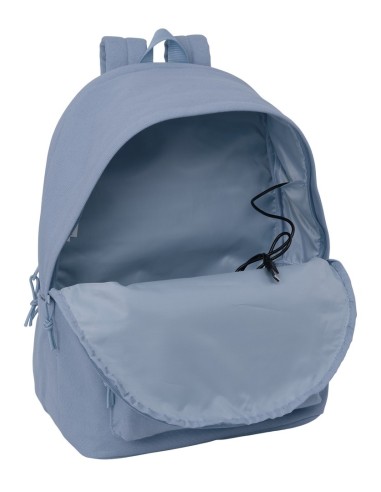 MOCHILA DOBLE PARA PORTATIL 15,6"+USB SAFTA BASIC "AZUL AZAFATA"