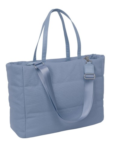 BOLSO CON BOLSILLO PARA PORTATIL 14,1'' SAFTA BASIC "AZUL AZAFATA"