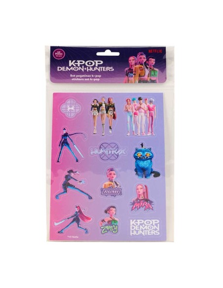 SET PEGATINAS K-POP Demon Hunters - STATIONERY