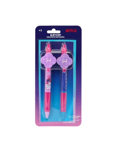 DISPLAY 2 BOLIGRAFOS BORRABLES K-POP Demon Hunters - STATIONERY
