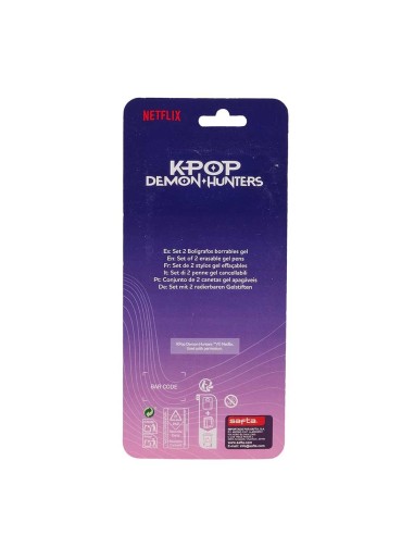 DISPLAY 2 BOLIGRAFOS BORRABLES K-POP Demon Hunters - STATIONERY
