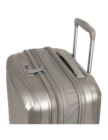 Maleta Trolley Cabina Gabol Queens Champagne Maletas Cabi...