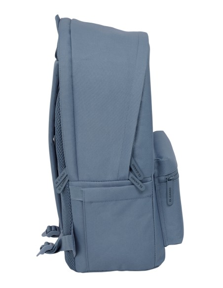 MOCHILA DOBLE PARA PORTATIL 15,6"+USB EL GANSO BASICS "AZUL AZAFATA"