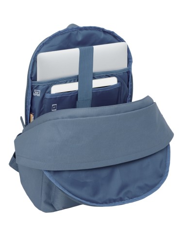 MOCHILA DOBLE PARA PORTATIL 15,6"+USB EL GANSO BASICS "AZUL AZAFATA"