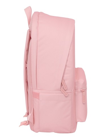 MOCHILA DOBLE PARA PORTATIL 15,6"+USB EL GANSO BASICS "ROSA"