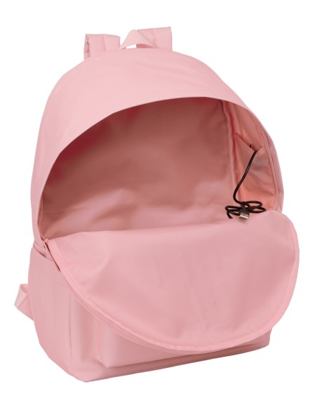 MOCHILA DOBLE PARA PORTATIL 15,6"+USB EL GANSO BASICS "ROSA"