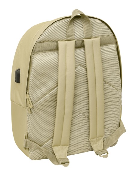 MOCHILA DOBLE PARA PORTATIL 15,6"+USB EL GANSO BASICS "ARENA"
