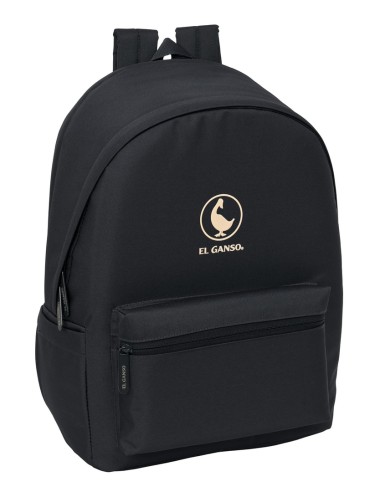 MOCHILA DOBLE PARA PORTATIL 15,6"+USB EL GANSO BASICS "ANTRACITA"