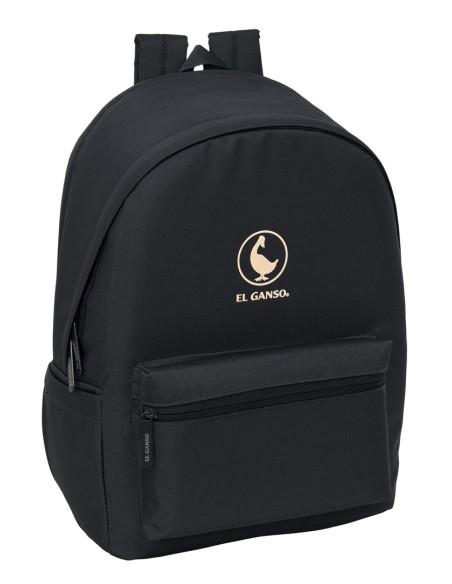 MOCHILA DOBLE PARA PORTATIL 15,6"+USB EL GANSO BASICS "ANTRACITA"