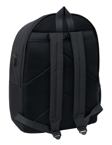 MOCHILA DOBLE PARA PORTATIL 15,6"+USB EL GANSO BASICS "ANTRACITA"