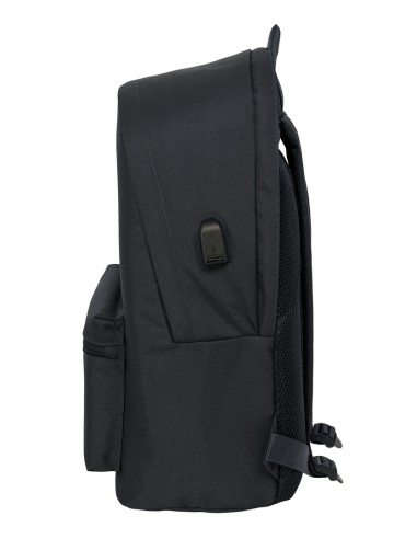 MOCHILA DOBLE PARA PORTATIL 15,6"+USB EL GANSO BASICS "ANTRACITA"