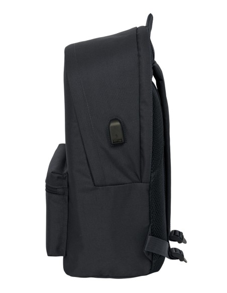 MOCHILA DOBLE PARA PORTATIL 15,6"+USB EL GANSO BASICS "ANTRACITA"