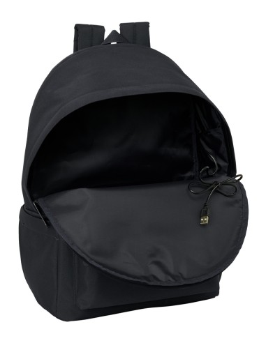 MOCHILA DOBLE PARA PORTATIL 15,6"+USB EL GANSO BASICS "ANTRACITA"